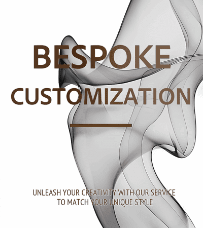 Bespoke Customization banner with abstract design.